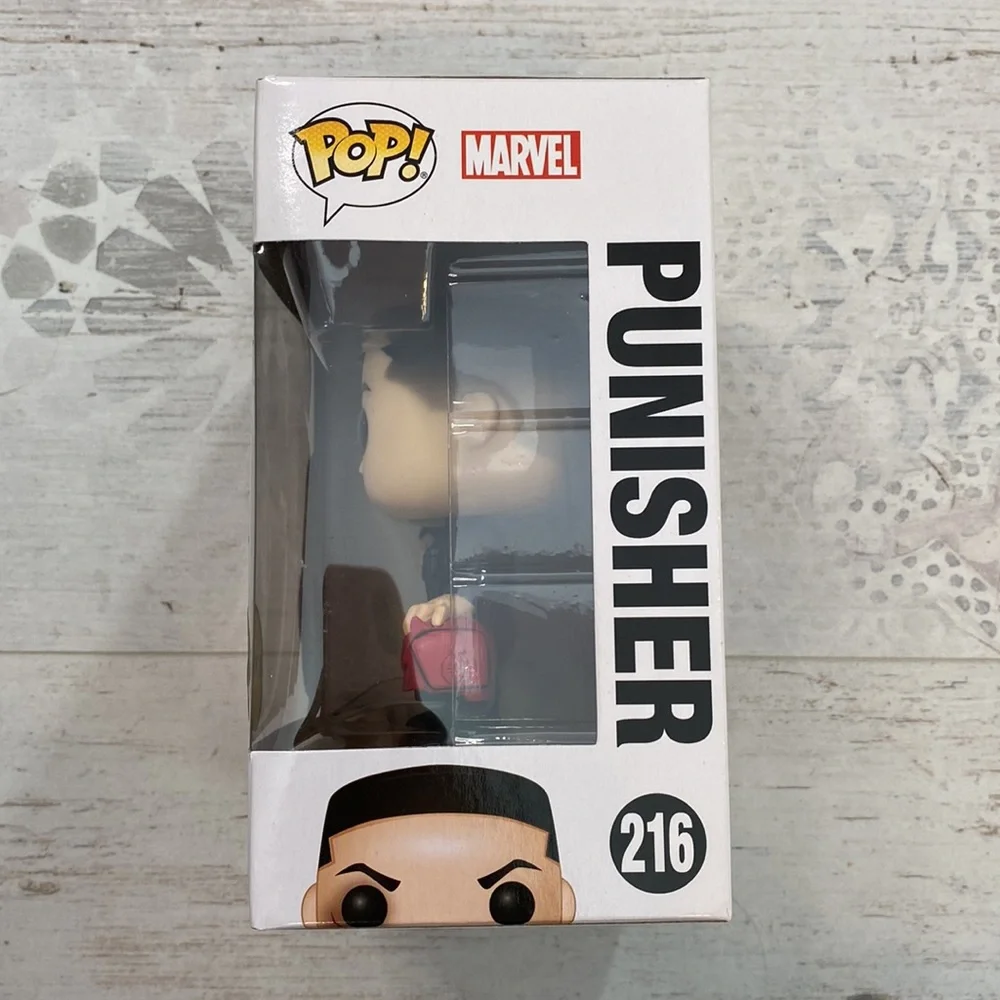 Funko Pop Punisher Chase #216 Marvel Daredevil Bobble Head - Picture 5 of 10